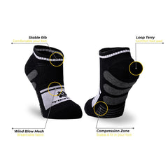 Tiento Short Ankle Compression Socks