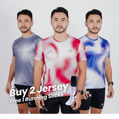 Early Bird Bormar | Paket 2 Jersey Short Sleeve Men | (Free Socks)