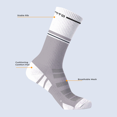 Tiento Sports Socks Running Fitness Kroom Zenith