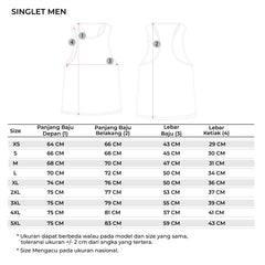 Tiento Singlet dry fit Official Merchandise Jakarta International Marathon 2025
