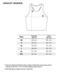 Tiento Singlet dry fit Official Merchandise Jakarta International Marathon 2025