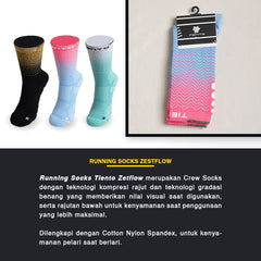 Tiento Kaos Kaki Olahraga Lari Running Socks Kaoskaki Trail Run Futsal Gym Zestflow Anti Slip