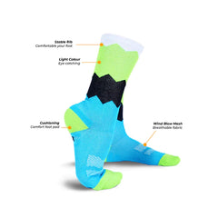 Xcel Compression Socks FREE Crew Socks Men Women Sport Accessories Kaos Kaki Futsal Running Unisex Pria Wanita
