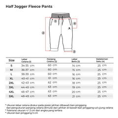 Tiento Celana Olahraga Running Jogger Half Selutut Fleece Joger Sporty Pria