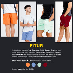 Tiento Short Pants Sporty Xlite