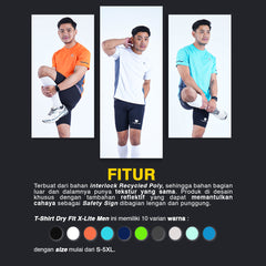 Tiento Short Sleeve Dry Fit XLite Men
