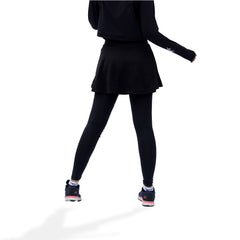Tiento Aleeya Rok Dry Fit Celana Legging Panjang Skirt Leging Long Pants 2in1 Wanita Muslimah Remaja Dewasa Olahraga Lari Gym Fitnes Senam Zumba Tenis
