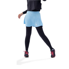 Tiento Aleeya Rok Dry Fit Celana Legging Panjang Skirt Leging Long Pants 2in1 Wanita Muslimah Remaja Dewasa Olahraga Lari Gym Fitnes Senam Zumba Tenis