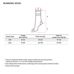 Tiento Sports Socks Running Fitness Kroom Zenith