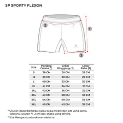 Tiento Merchandise Short Pants Sporty Kaki Besi