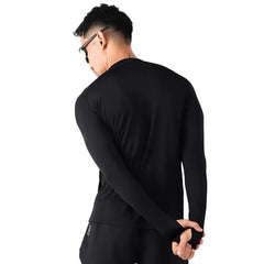 Tiento Jersey Running Men Kaos Olahraga Pria Lengan Panjang Baju Lari Quick Dry South