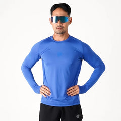 Tiento Jersey Running Men Kaos Olahraga Pria Lengan Panjang Baju Lari Quick Dry South