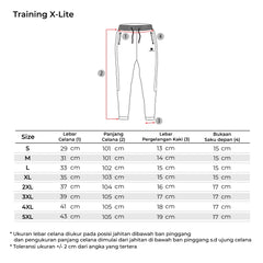 Tiento Celana Training Panjang Olahraga Lari Jogging Running Fitness Gym Casual Sport Extra Lite Pria