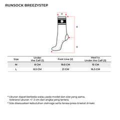 Running Belt FREE Breezystep Anti Slip Socks Men Women Sport Accessories Tas Pinggang Kaos Kaki Unisex Pria Wanita