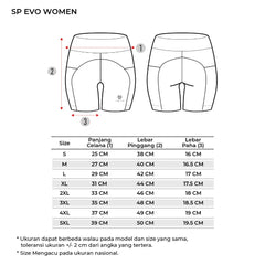 Tiento Celana Legging Lari Pria Short Pants EVO Men Leging Running Pocket